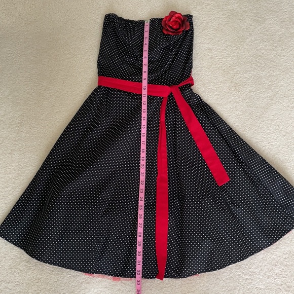 Super Cute Polka Dotted Strapped Dress 🌹 - Picture 13 of 14